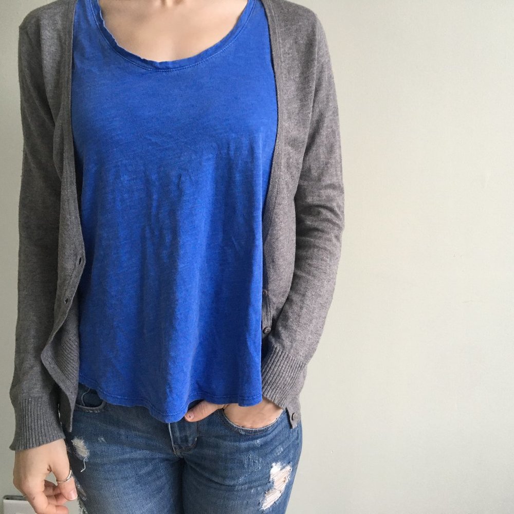 Soft Gray Cardigan